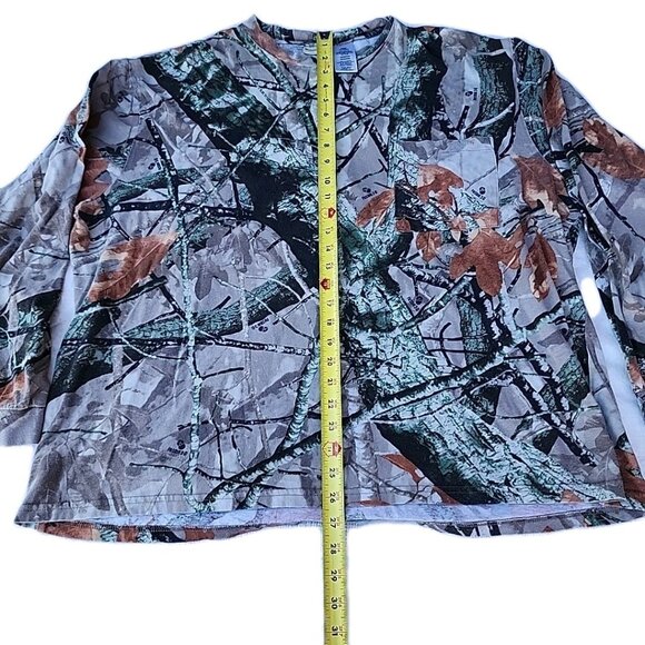 Outfitters Ridge Fusion 3D Camo Long Sleeve Hunting Camping T-Shirt Mens Sz 2XL - Picture 6 of 8